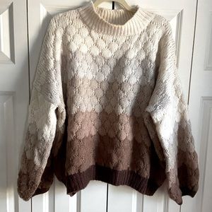 Listicle Size Large crew neck Sweater